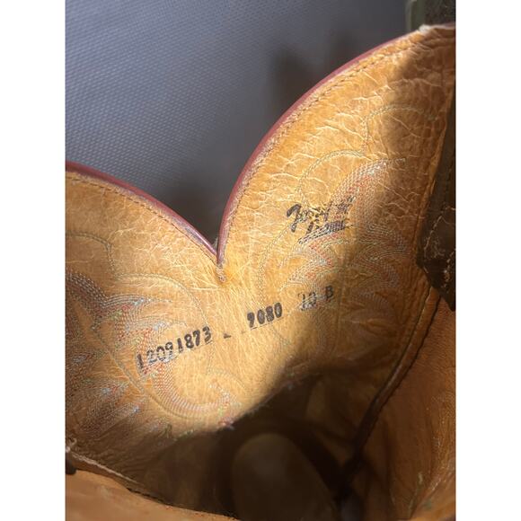 Tony Lama Men's Exotic Full Quill Ostrich Western Cowboy Boot Square Toe 10 B - Picture 8 of 8